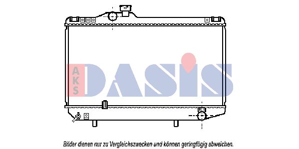 AKS DASIS Jäähdytin,moottorin jäähdytys 211130N